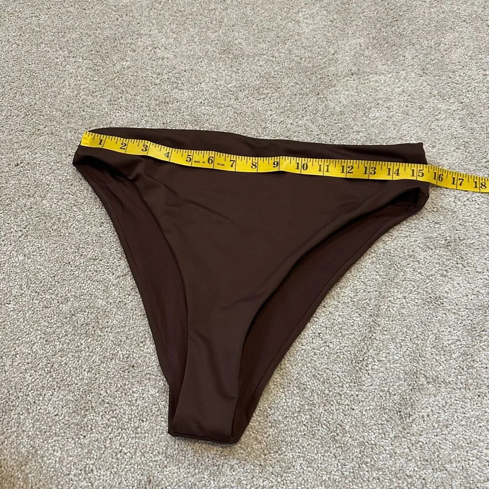 SKIMS Chocolate Brown Bikini Bottoms